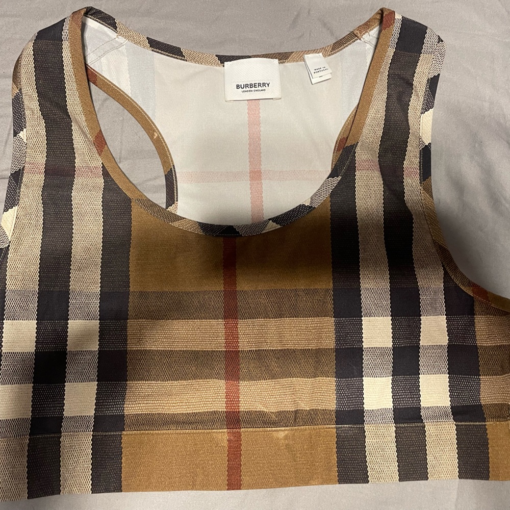 Womens Burberry crop top